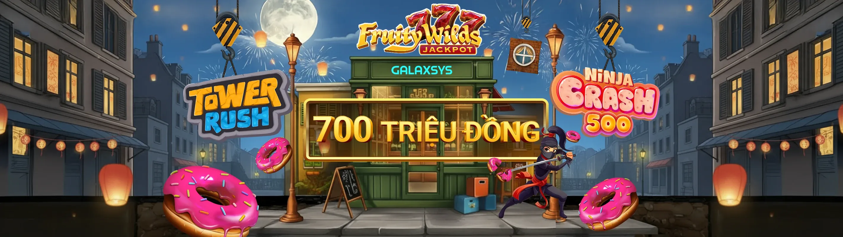 Hình ảnh banner chính về khuyến mãi lucky8882